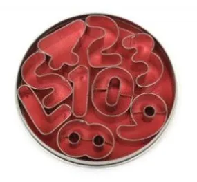 0-9 Number Cookie Cutters