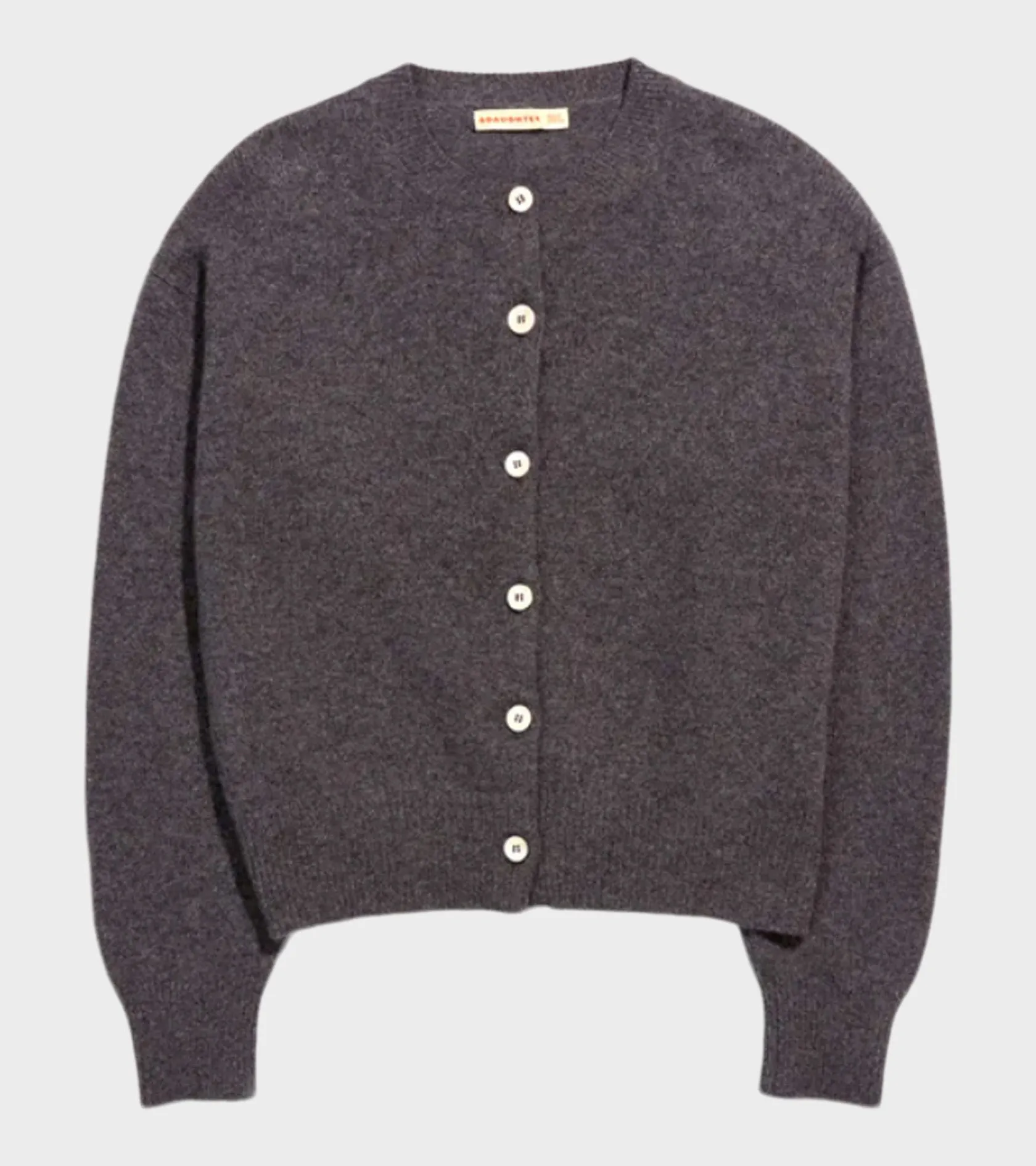 Ada Crewneck Cardigan Derby Grey
