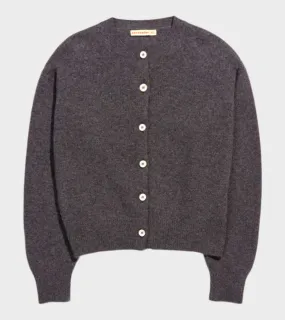 Ada Crewneck Cardigan Derby Grey
