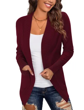 a.Jesdani Women's Cardigan Casual Lightweight Knit Cardigan Sweaters S-XXL