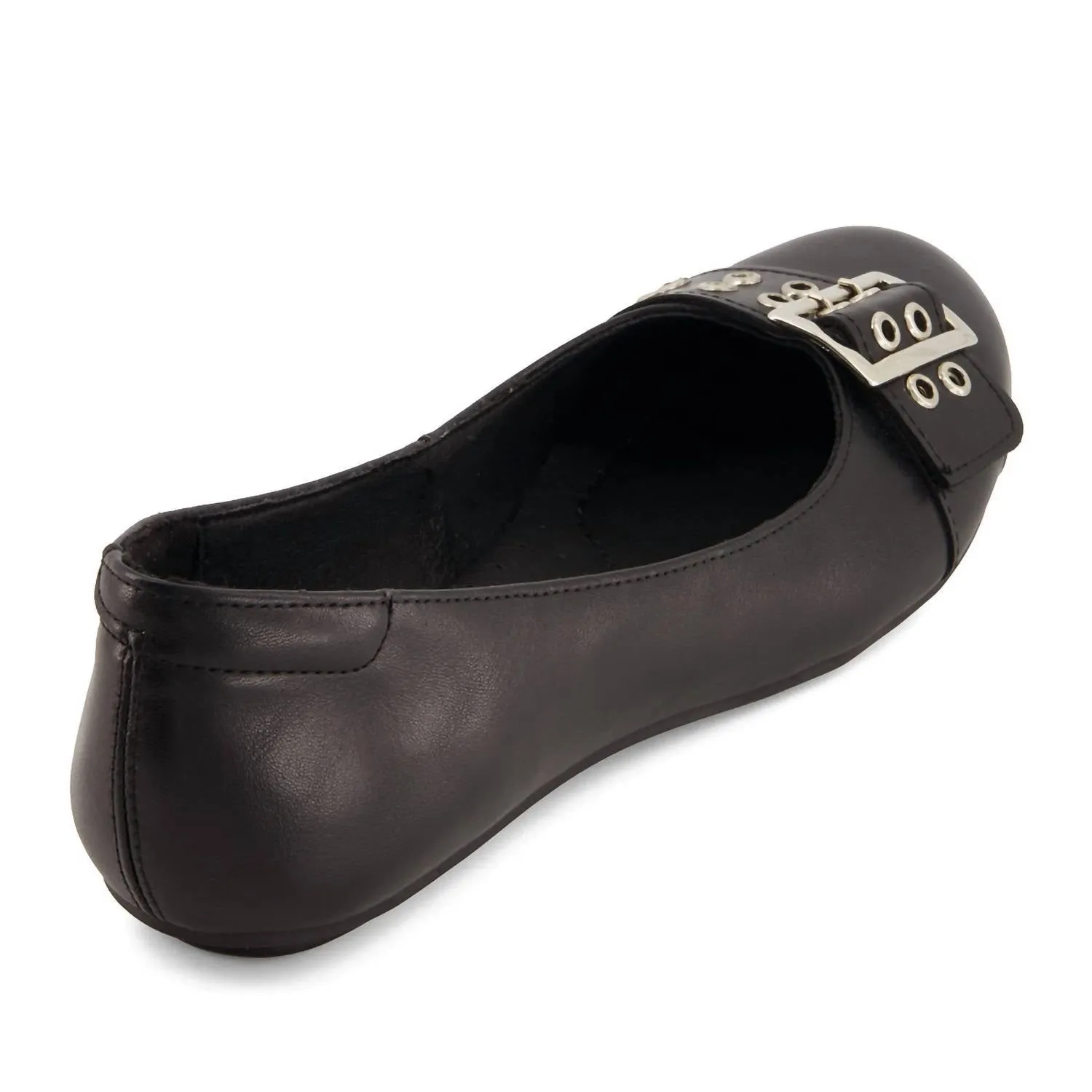 Andrea - Women's Wide Buckle Ballerinas