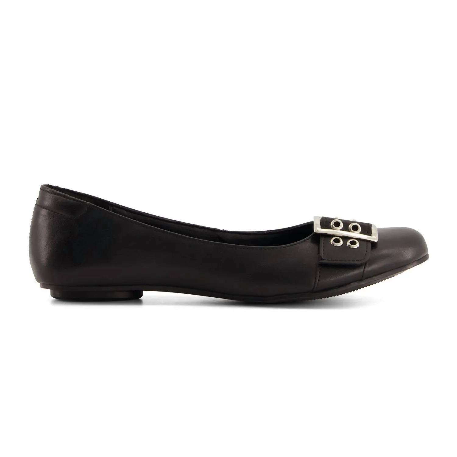 Andrea - Women's Wide Buckle Ballerinas