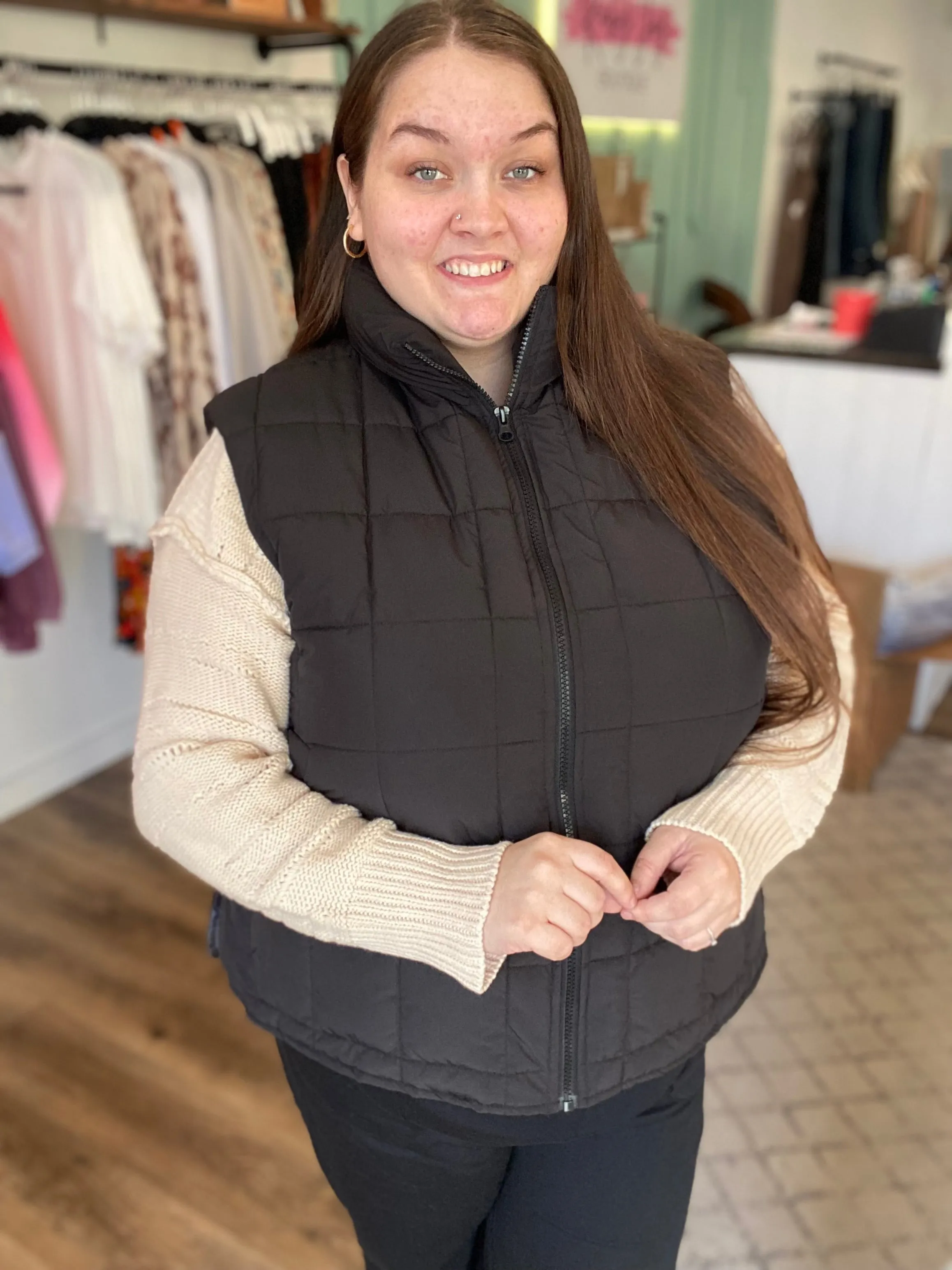 Aspen Quilted Puffer Vest