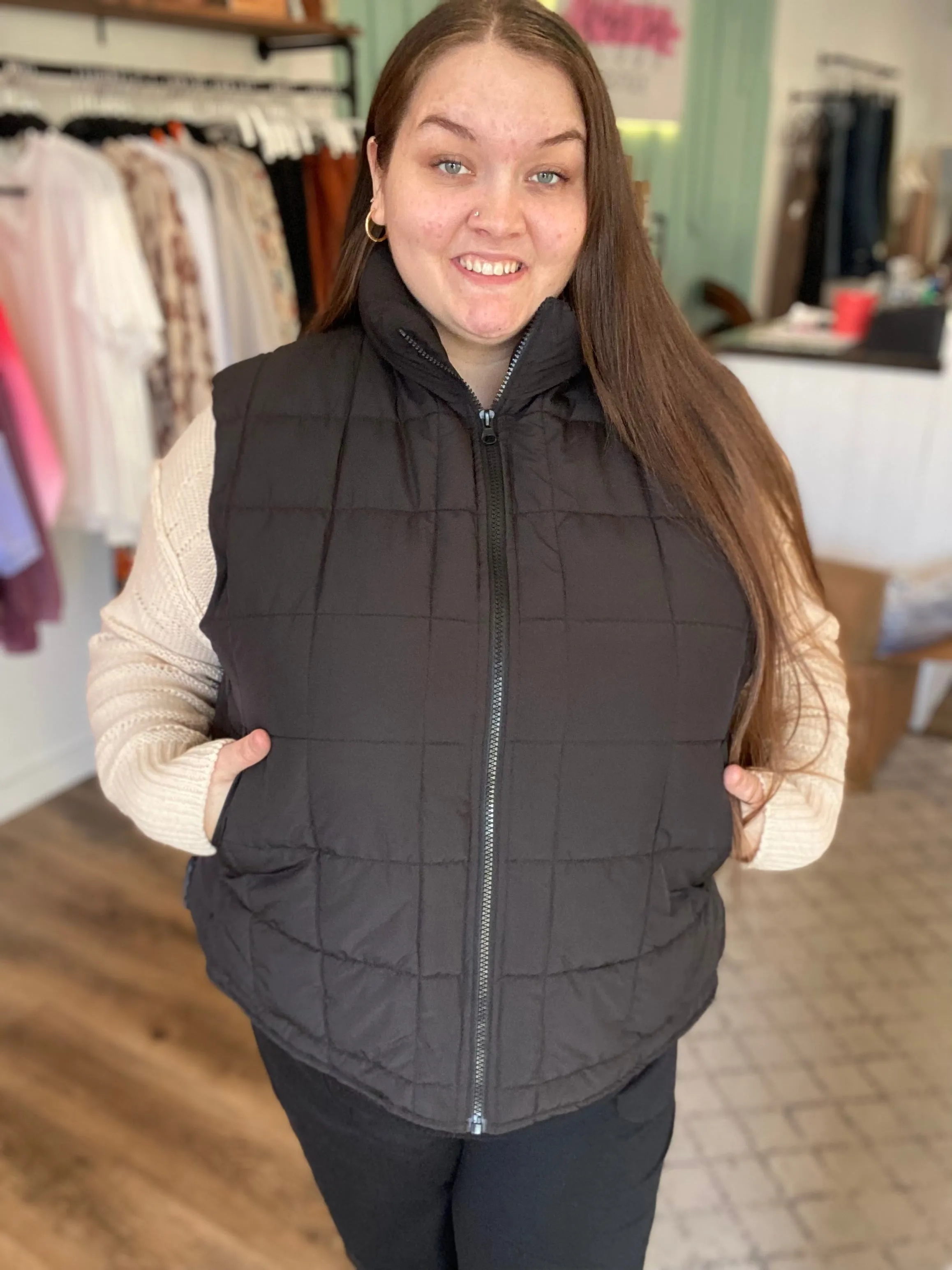 Aspen Quilted Puffer Vest