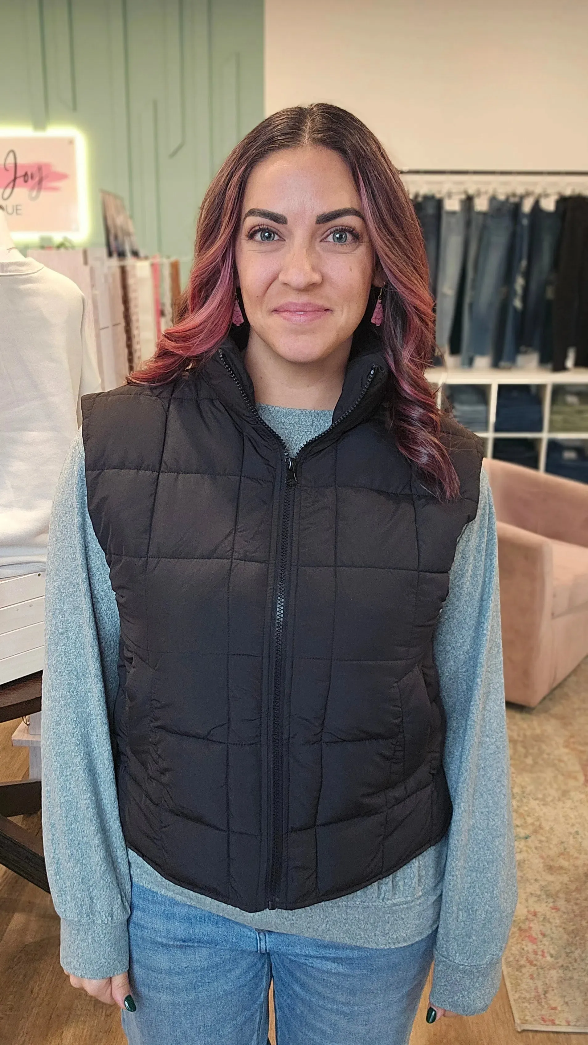 Aspen Quilted Puffer Vest