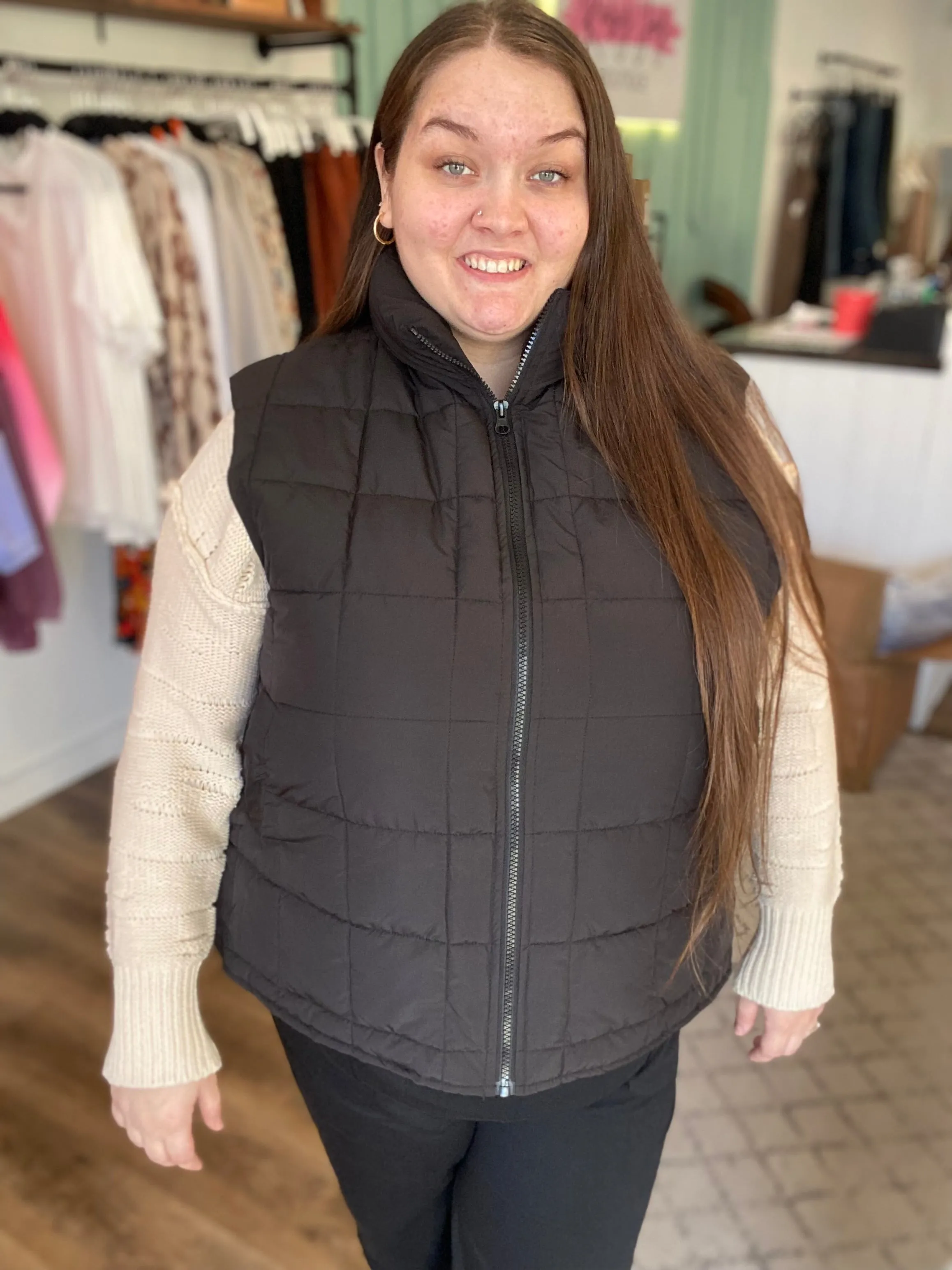 Aspen Quilted Puffer Vest