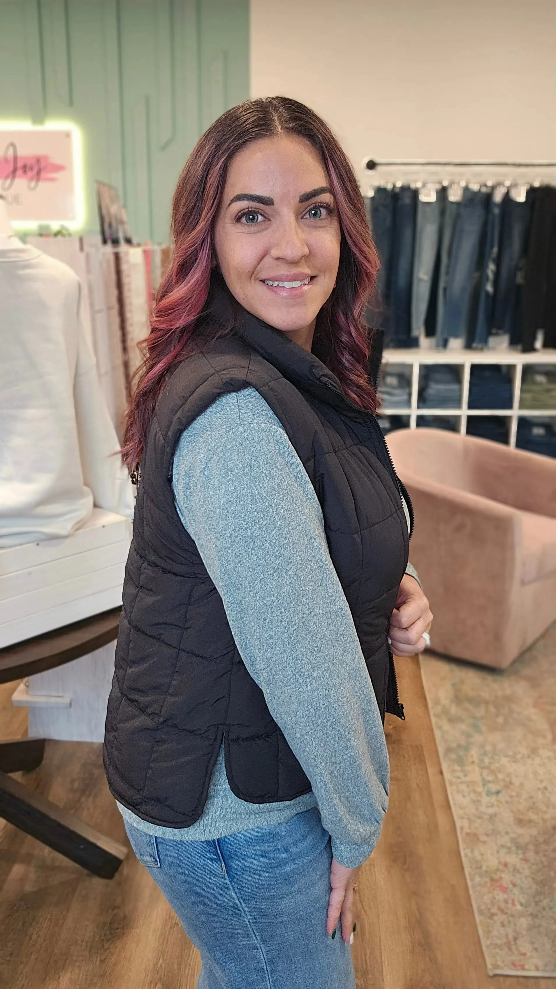 Aspen Quilted Puffer Vest