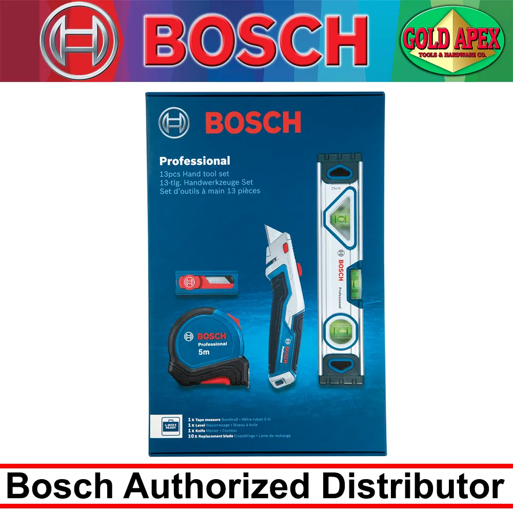 Bosch 1 600 A02 7M3 13pcs Hand Tools Mixed Set
