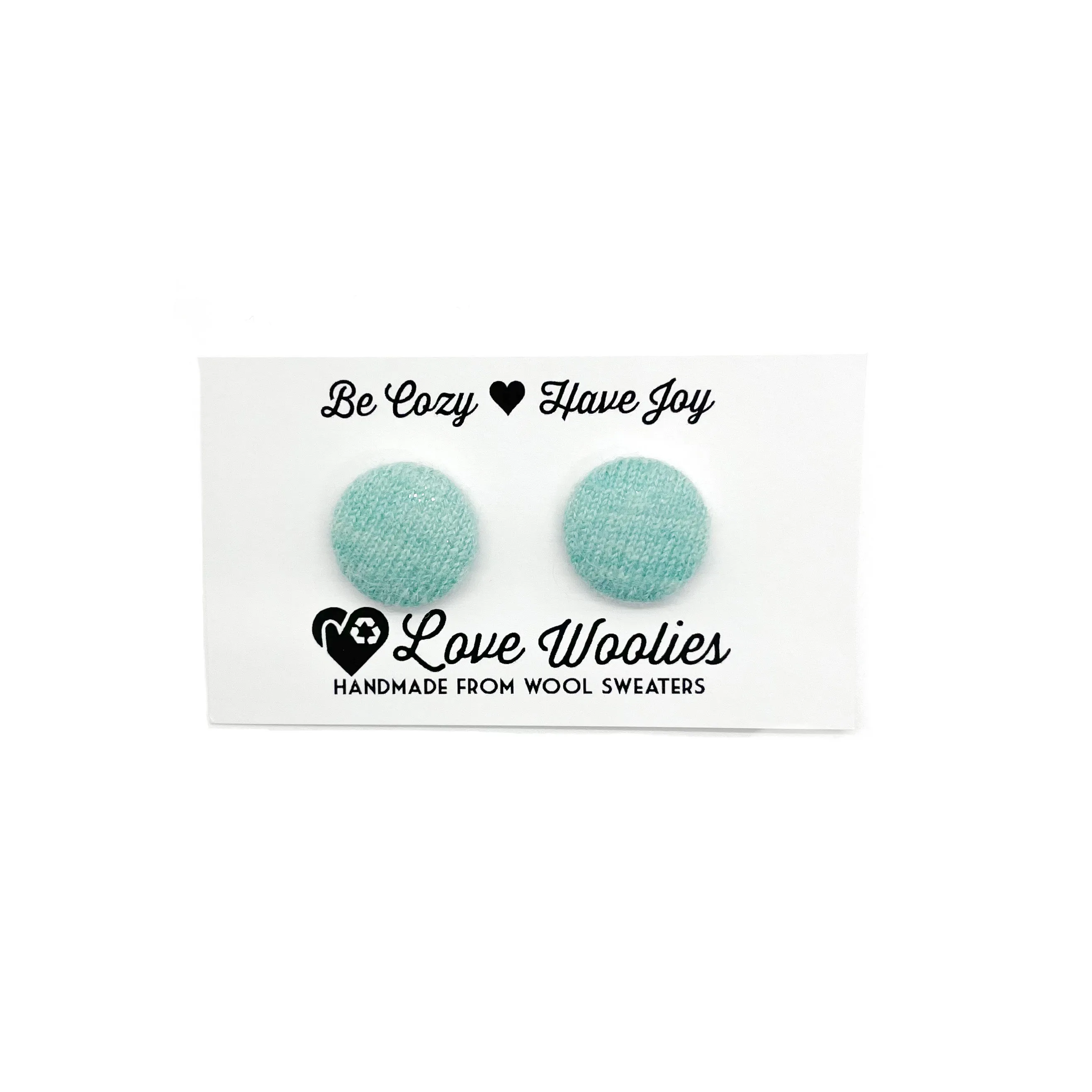 CASHMERE Button Earrings