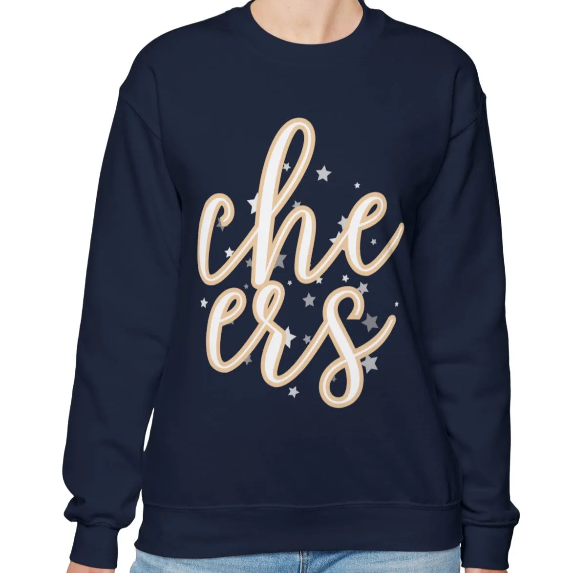 Casual Cheers: Women's Comfort Sweatshirt for Effortless Style