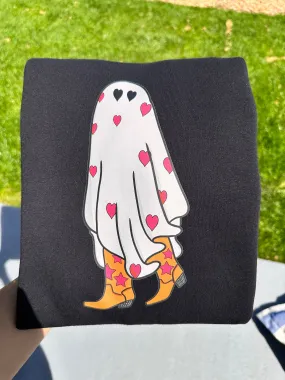 Cute cowgirl ghost sweatshirts