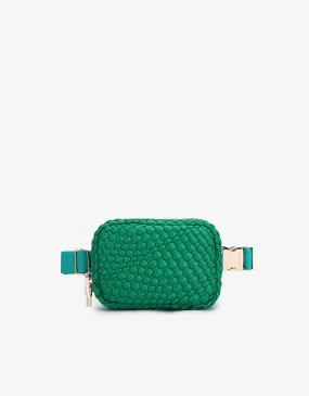EVERLEIGH WOVEN BELT BAG GREEN