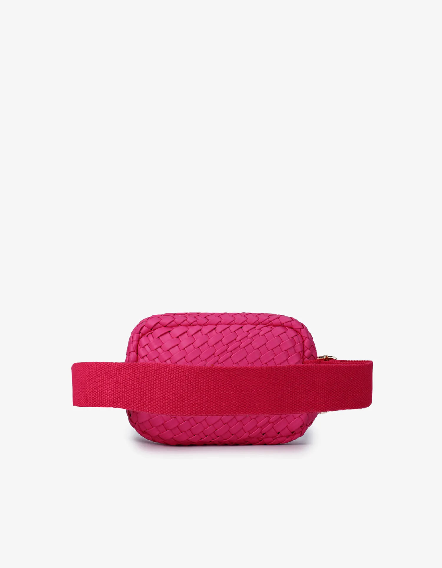 EVERLEIGH WOVEN BELT BAG HOT PINK