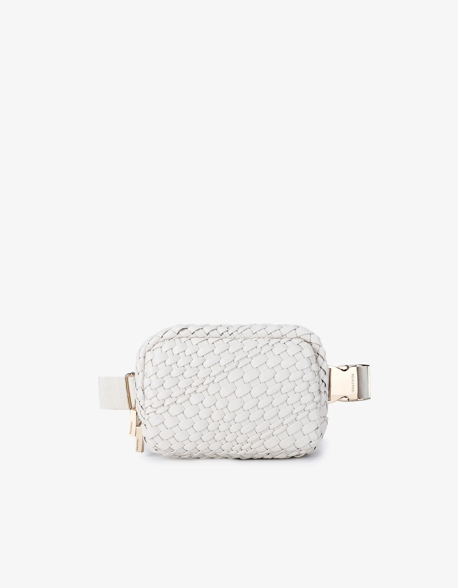 EVERLEIGH WOVEN BELT BAG OFF WHITE