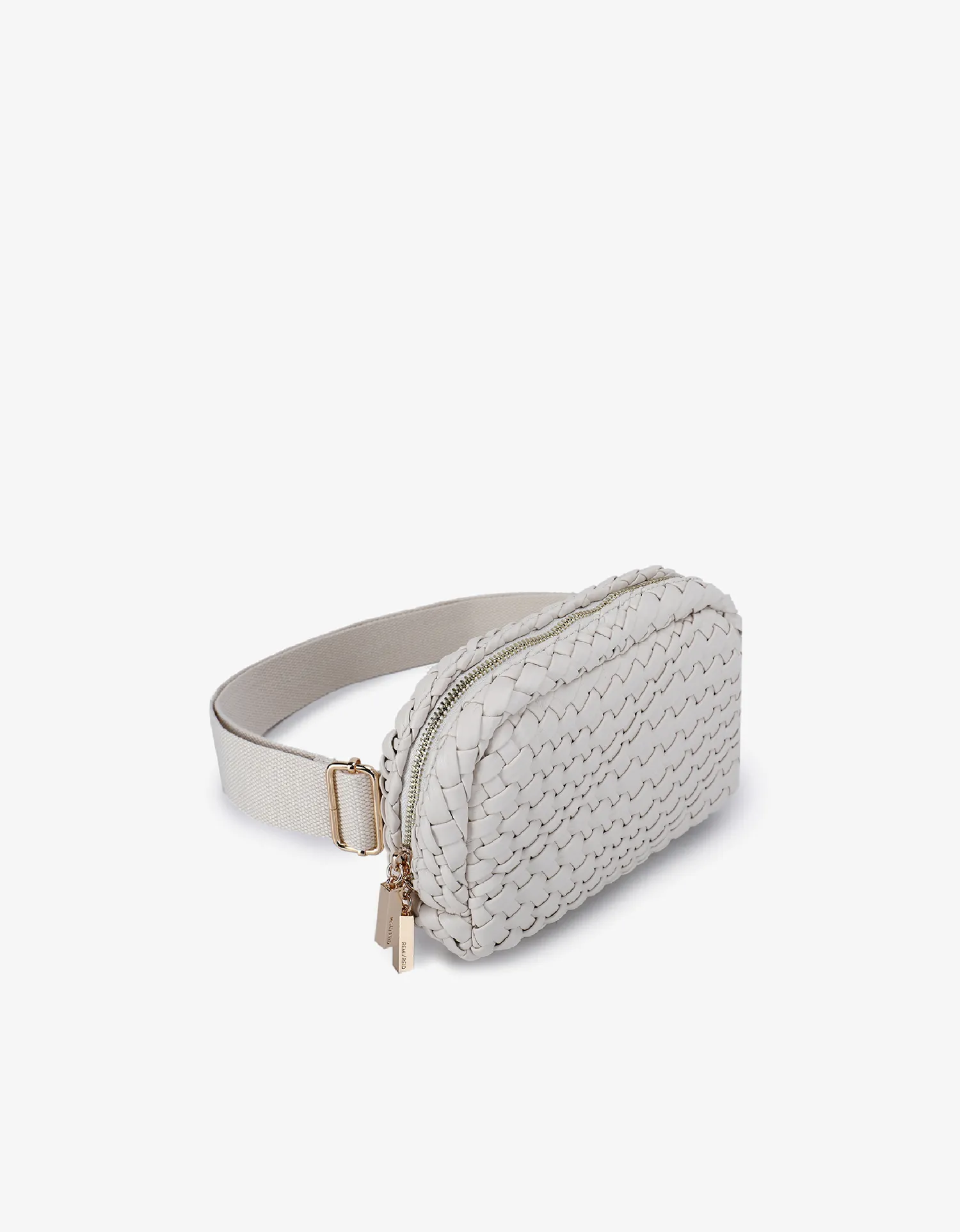 EVERLEIGH WOVEN BELT BAG OFF WHITE