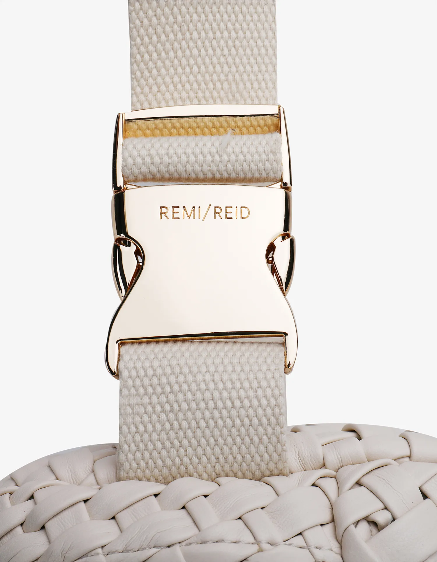 EVERLEIGH WOVEN BELT BAG OFF WHITE