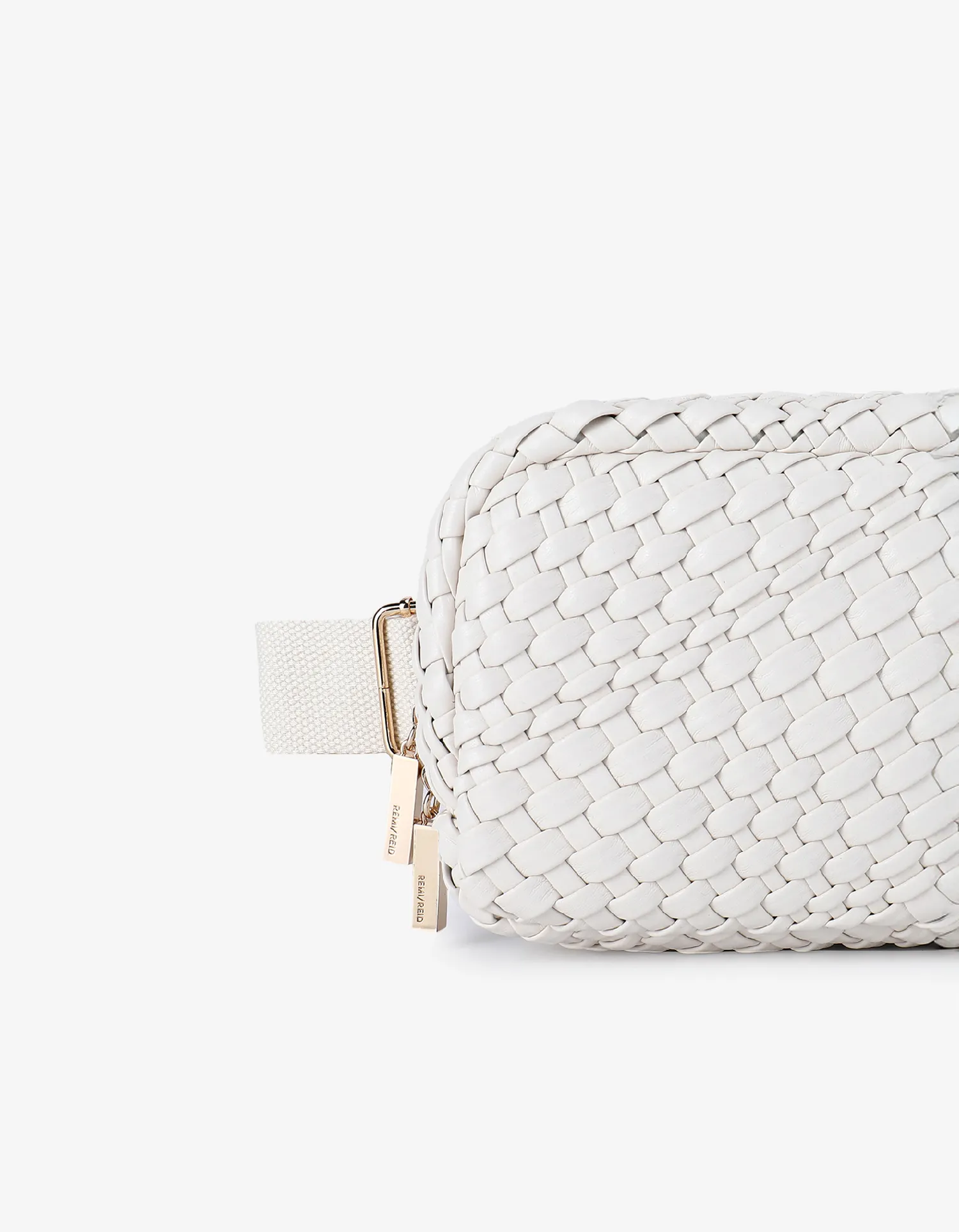EVERLEIGH WOVEN BELT BAG OFF WHITE