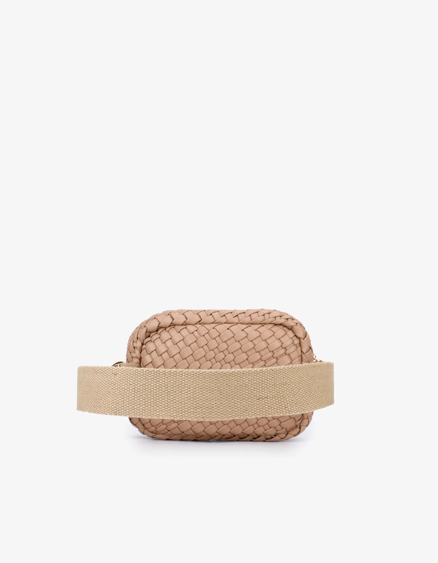 EVERLEIGH WOVEN BELT BAG TAUPE