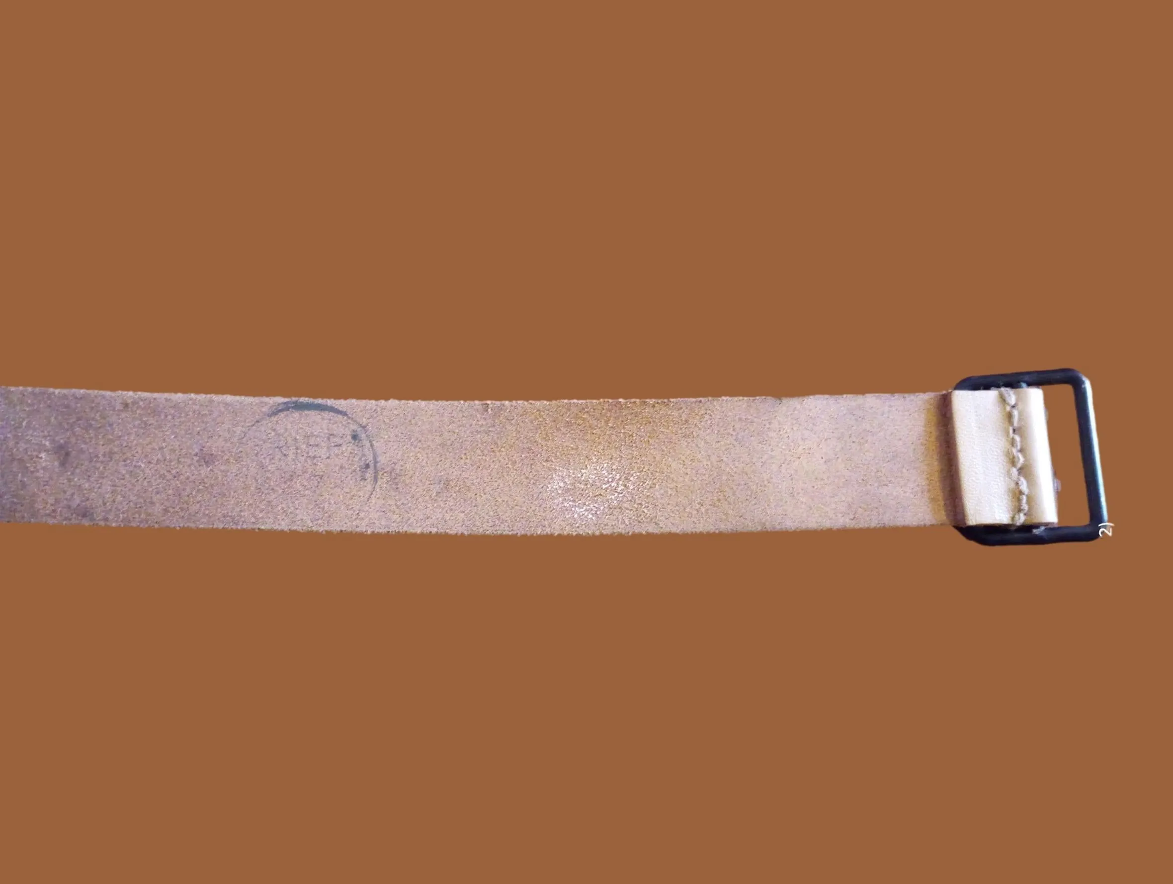 FRENCH MAS RIFLE SLING ARMY MILITARY BROWN LEATHER MAS RIFLE 36/51 49/56 GENUINE