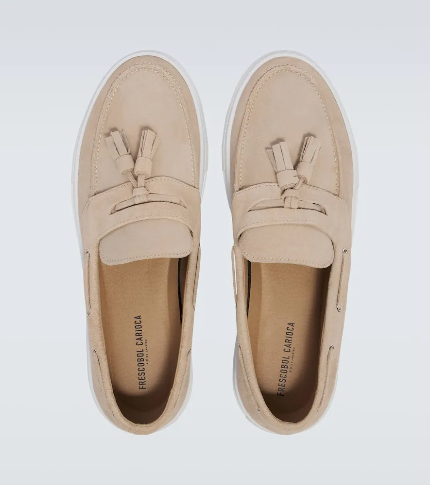 Frescobol Carioca Monta tassel suede loafers