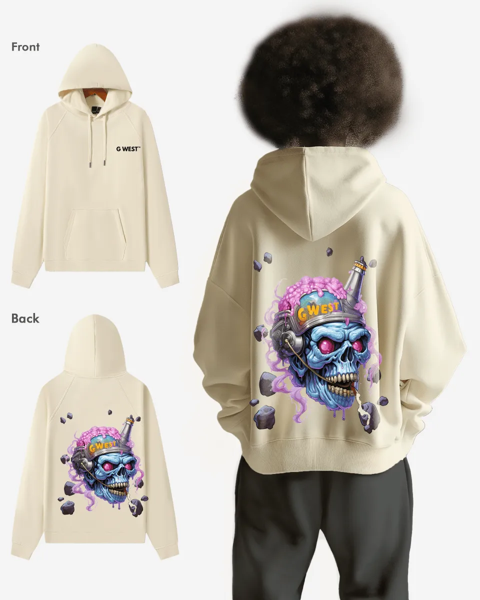 G West Beer Helmet Zombie Heavy Premium Hoodie