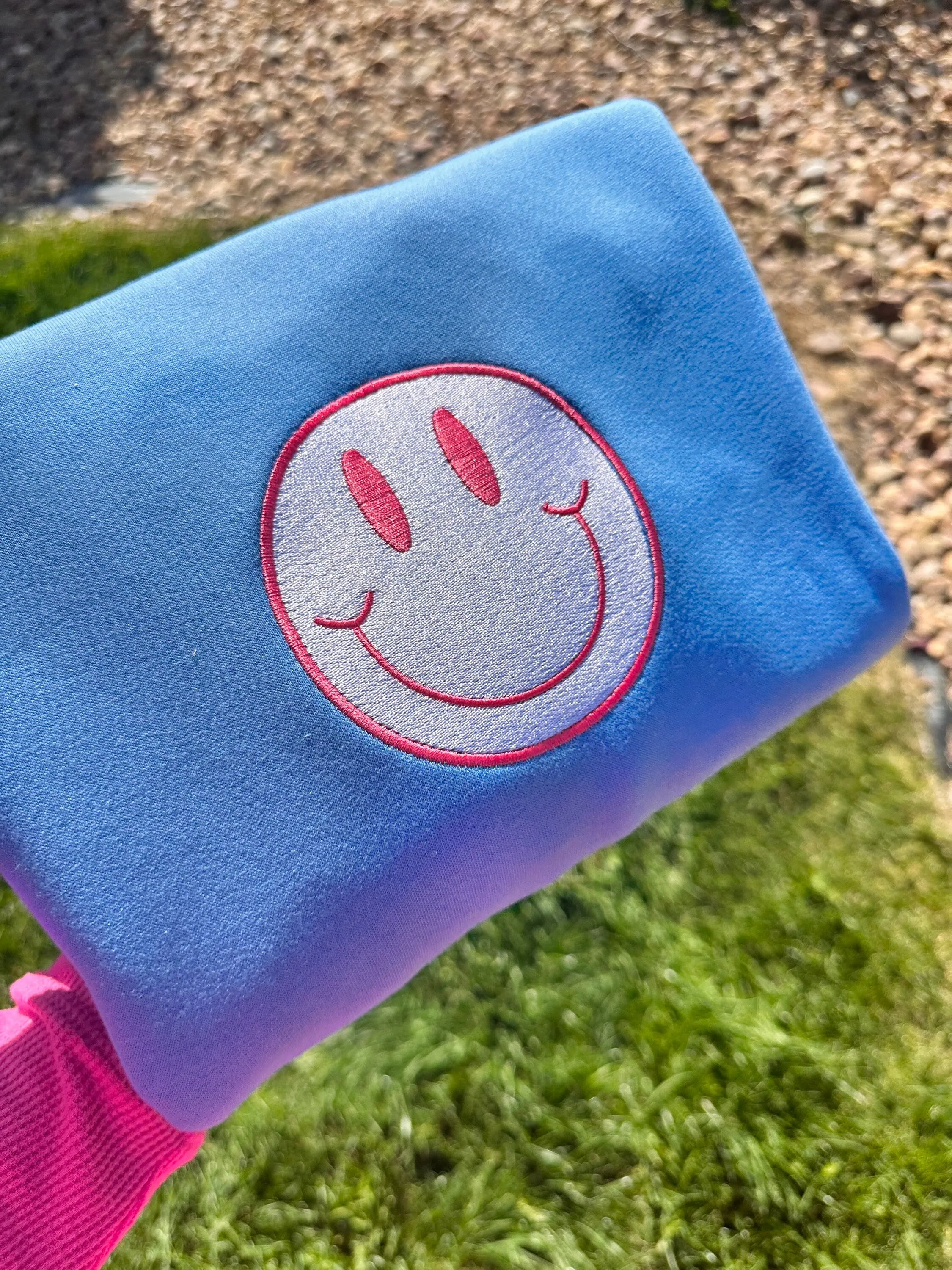 Have a good day  Embroidered sweatshirts