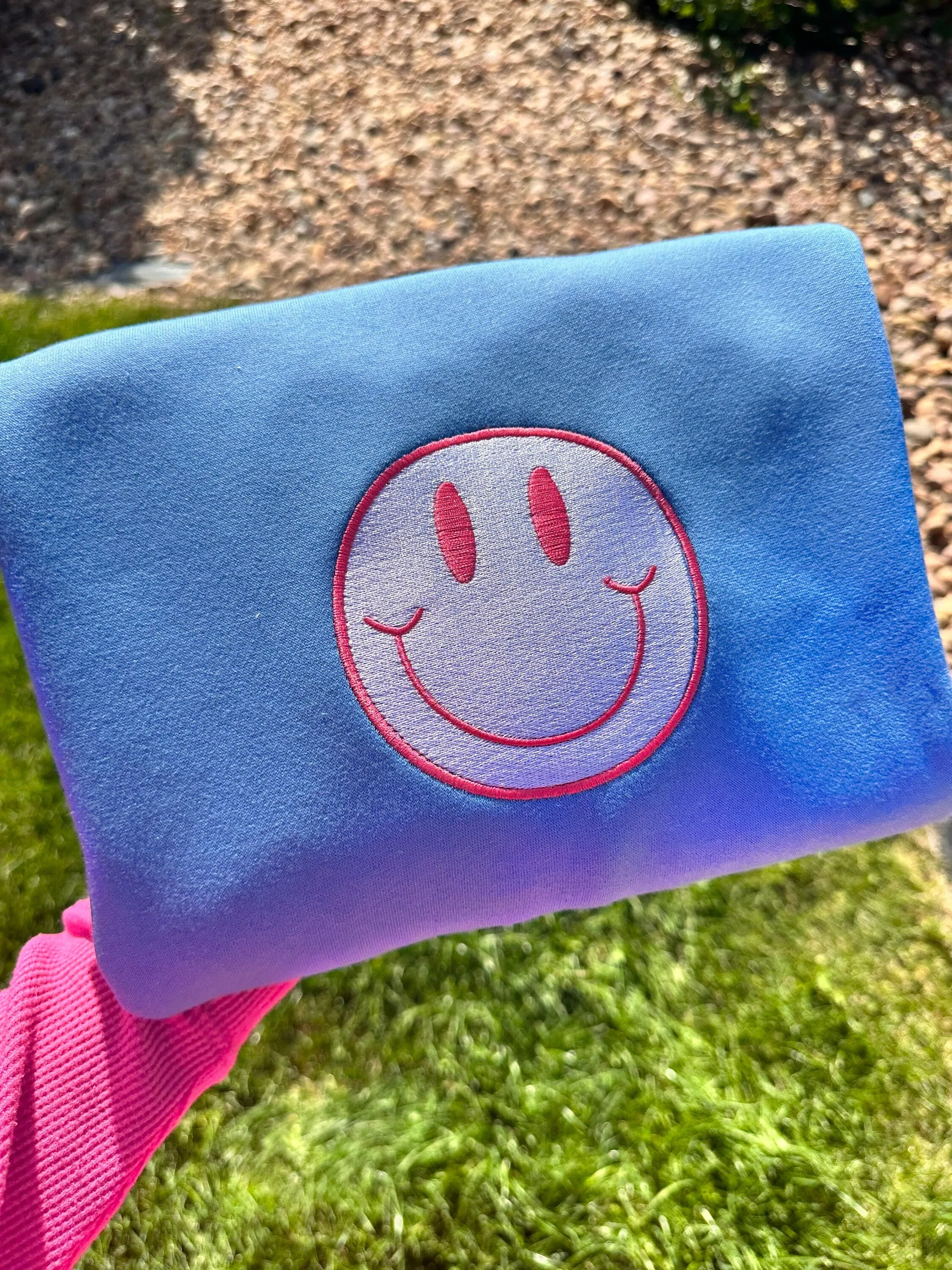 Have a good day  Embroidered sweatshirts