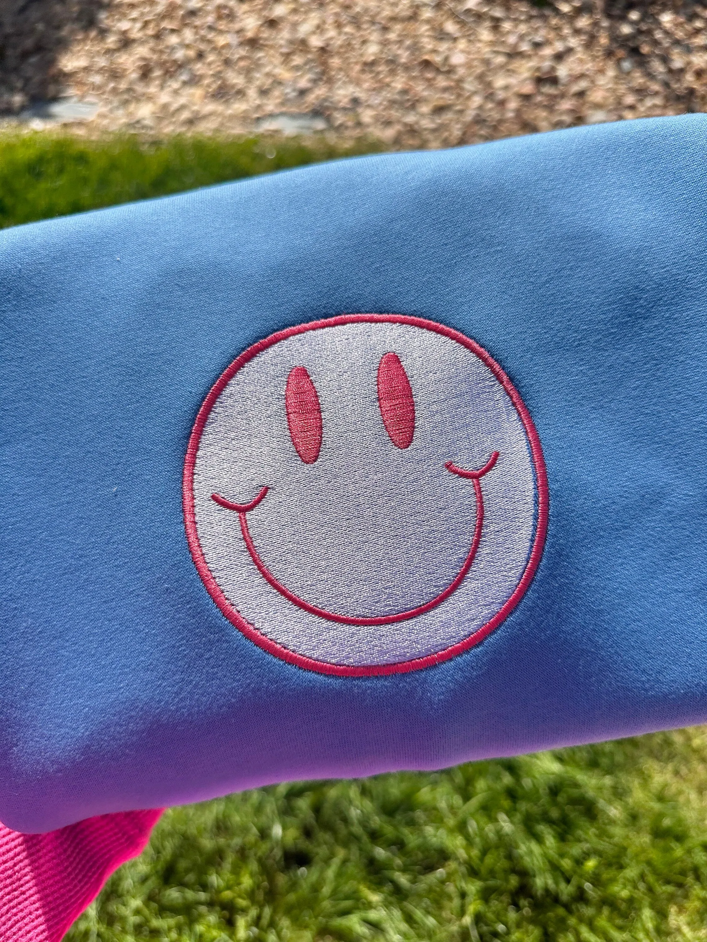 Have a good day  Embroidered sweatshirts