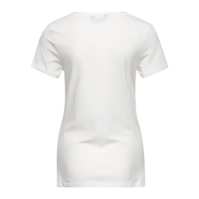 King Kerosin Queen Kerosin Happy Wife Ladies T-Shirt Off White