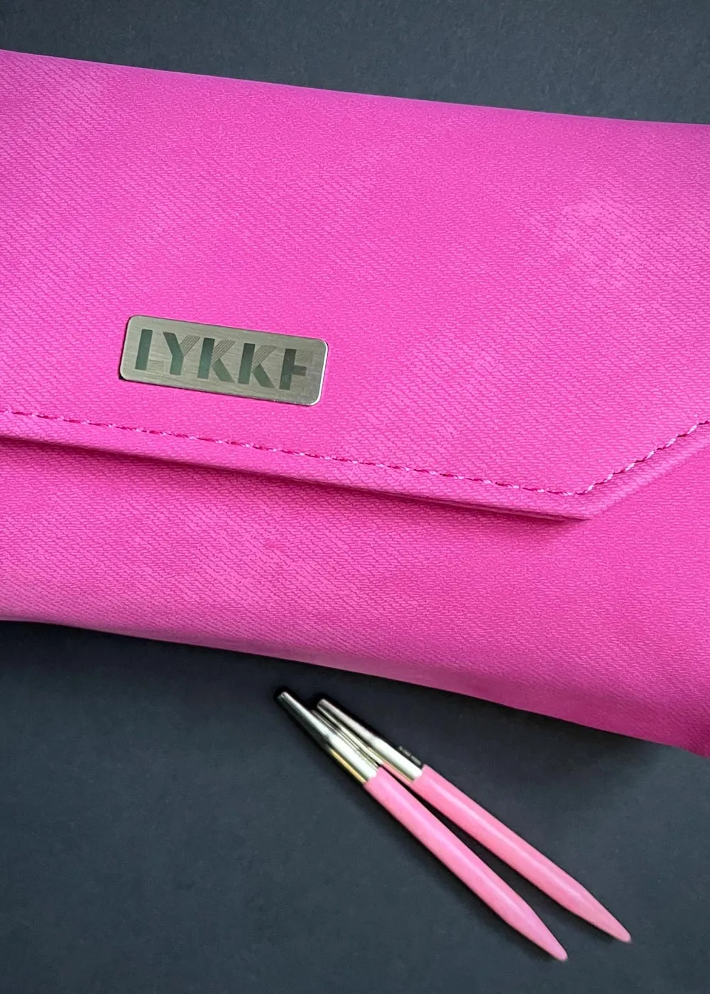 Lykke 3.5" Knitting Needle Set. BLUSH PINK