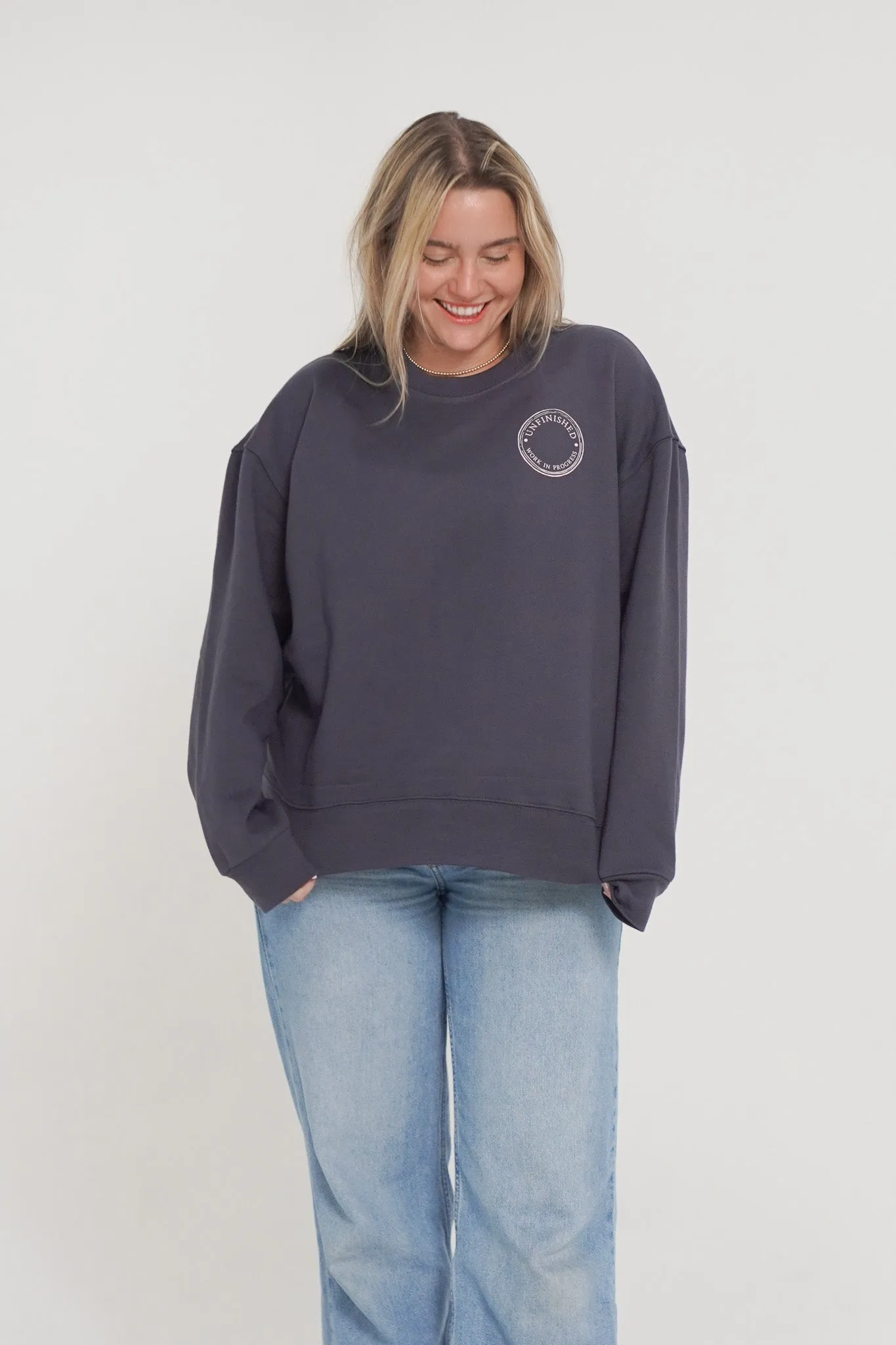 Mariposa Patchwork Stamp Crewneck