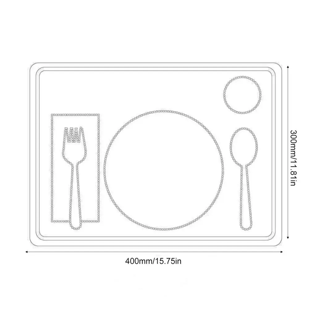 Montessori Toddler Silicone Placemat