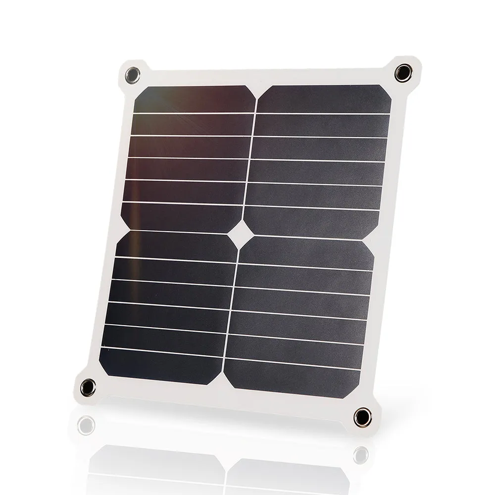 Moolsun 13W Solar Battery Trickle Charger Maintainer 16V Portable Waterproof Solar Panel Trickle Charging Kit for Car, Motorcycle,Boat, Snowmobile