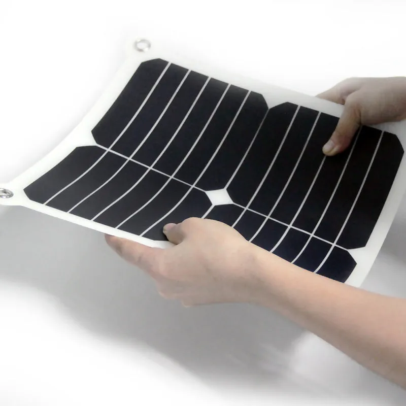 Moolsun 13W Solar Battery Trickle Charger Maintainer 16V Portable Waterproof Solar Panel Trickle Charging Kit for Car, Motorcycle,Boat, Snowmobile