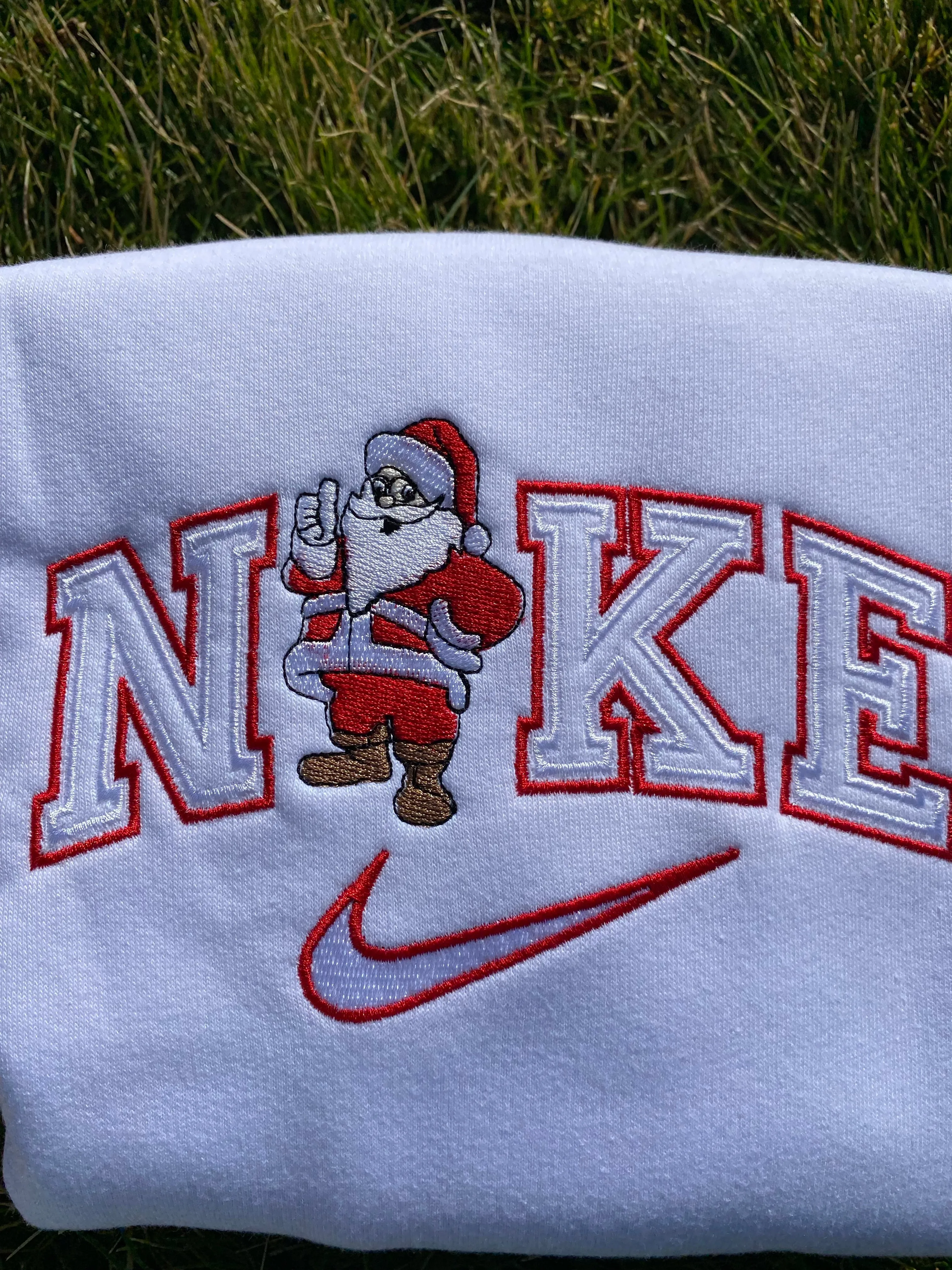 Santa Embroidered Sweatshirts, Gifts for her