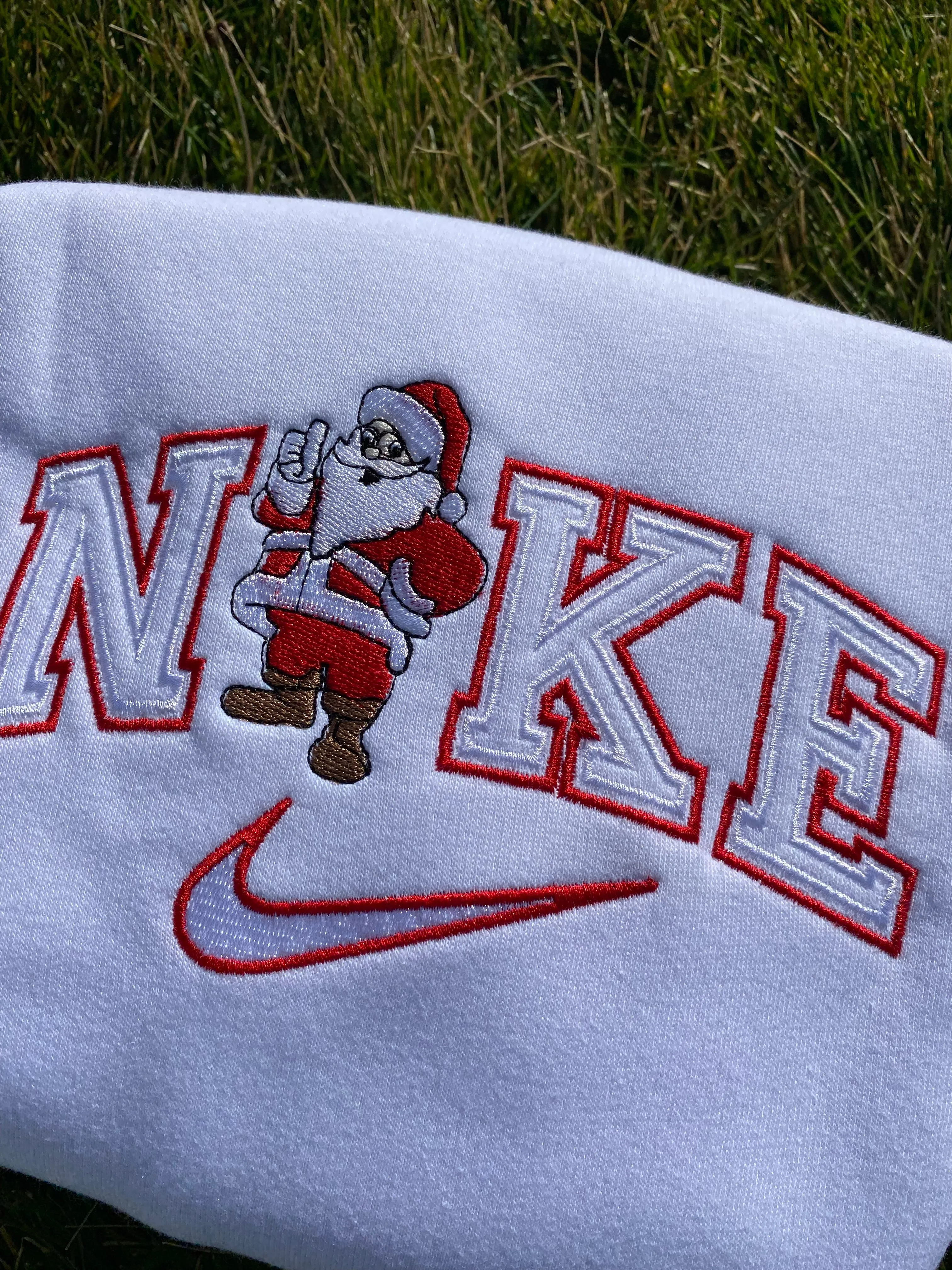 Santa Embroidered Sweatshirts, Gifts for her