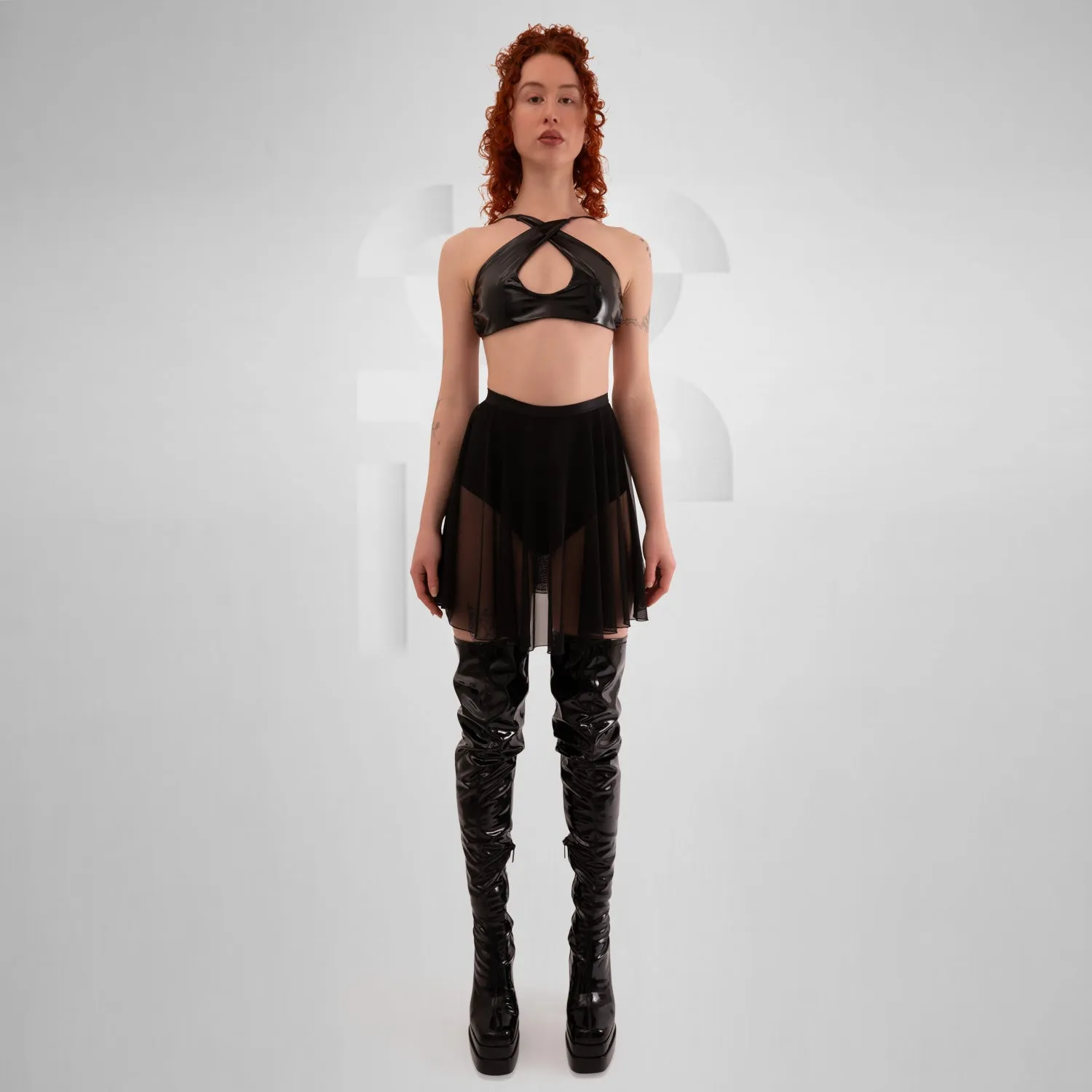 Skater Overlay Skirt