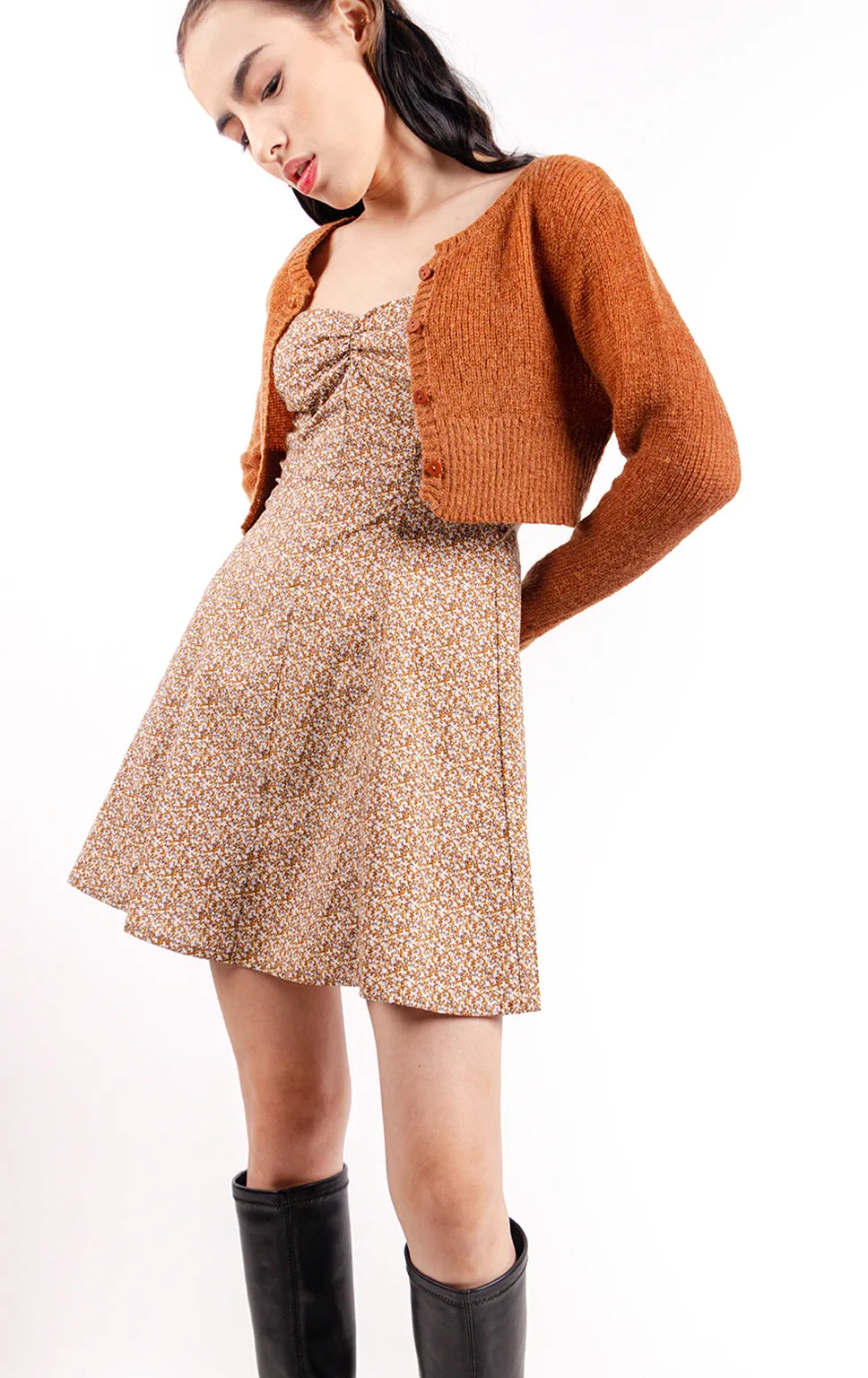 SOFT TOUCH CROPPED CARDIGAN