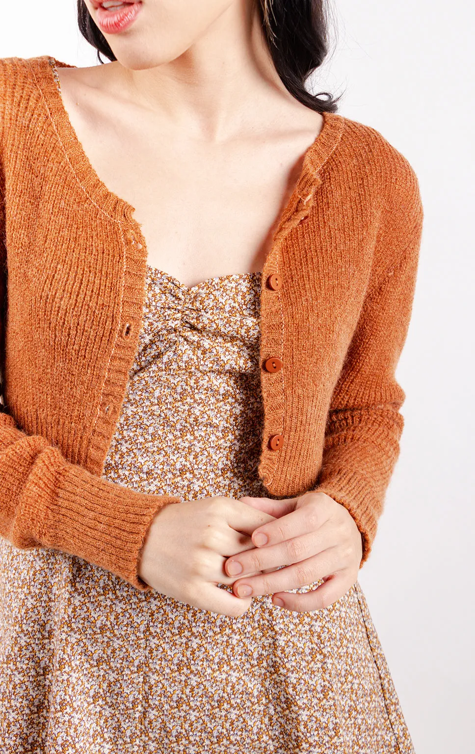 SOFT TOUCH CROPPED CARDIGAN