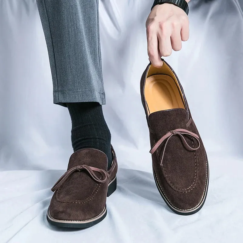 Suede Leather Loafers