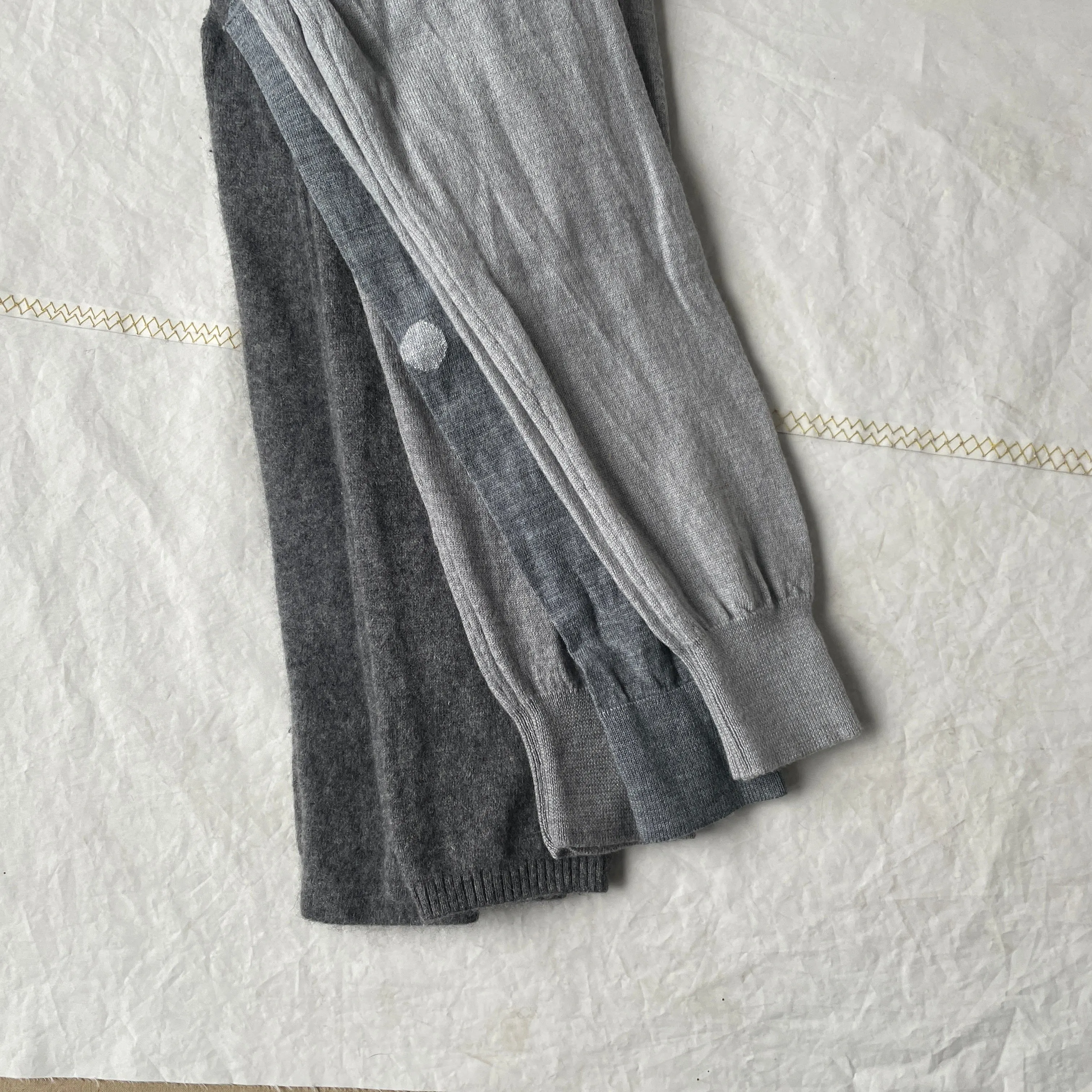 sweater arms - greys