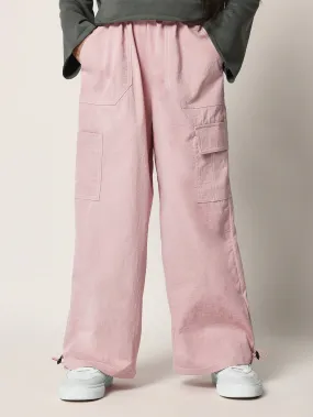 Tween Girls Comfy Loose Fit Cargo Pant