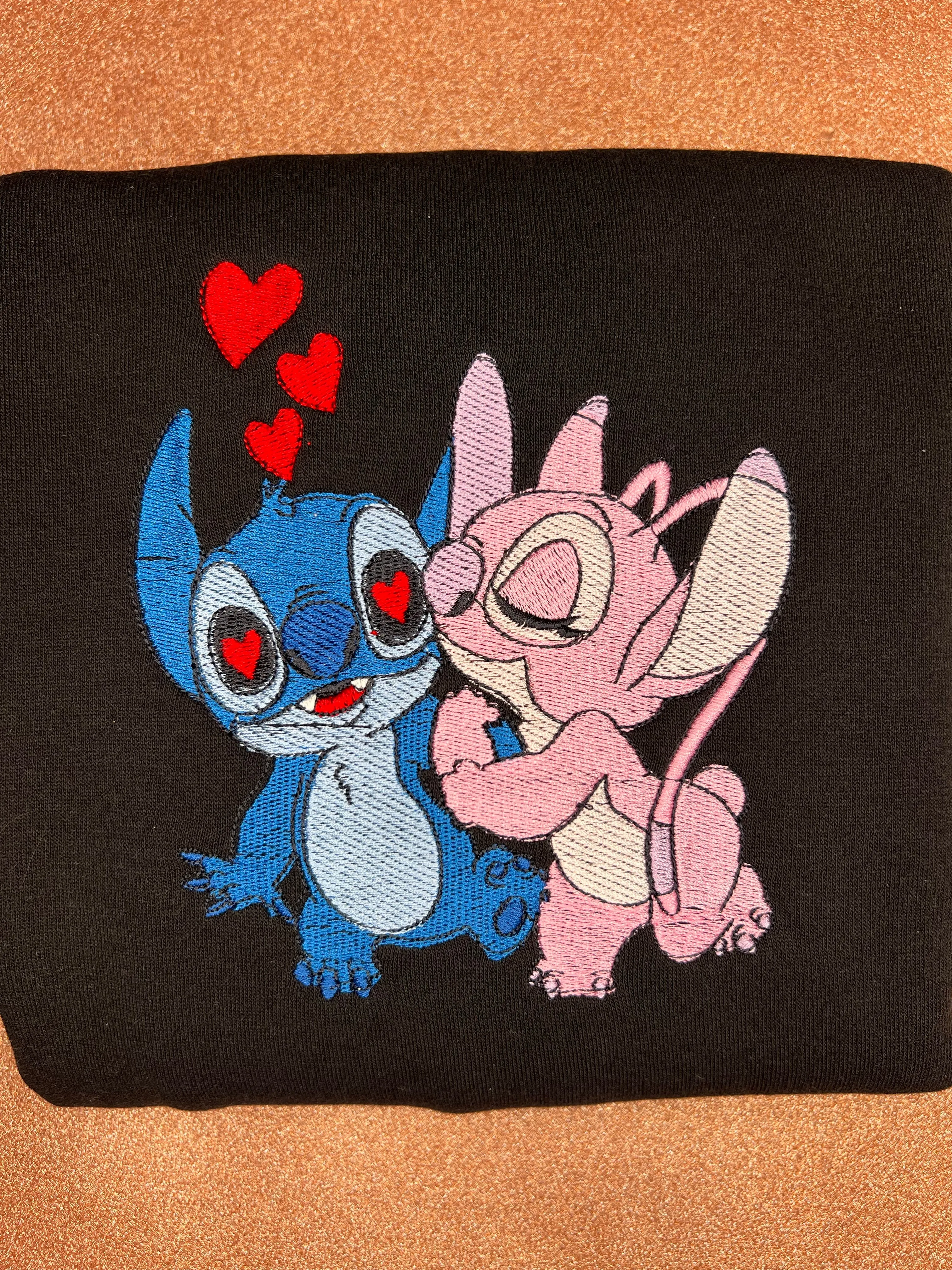 Valentines Day Couple Embroidered Sweatshirts, Gifts for her