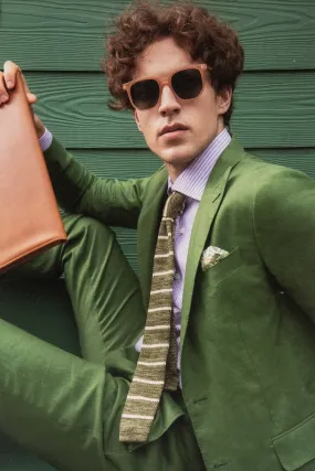 Vibrant Green Suit