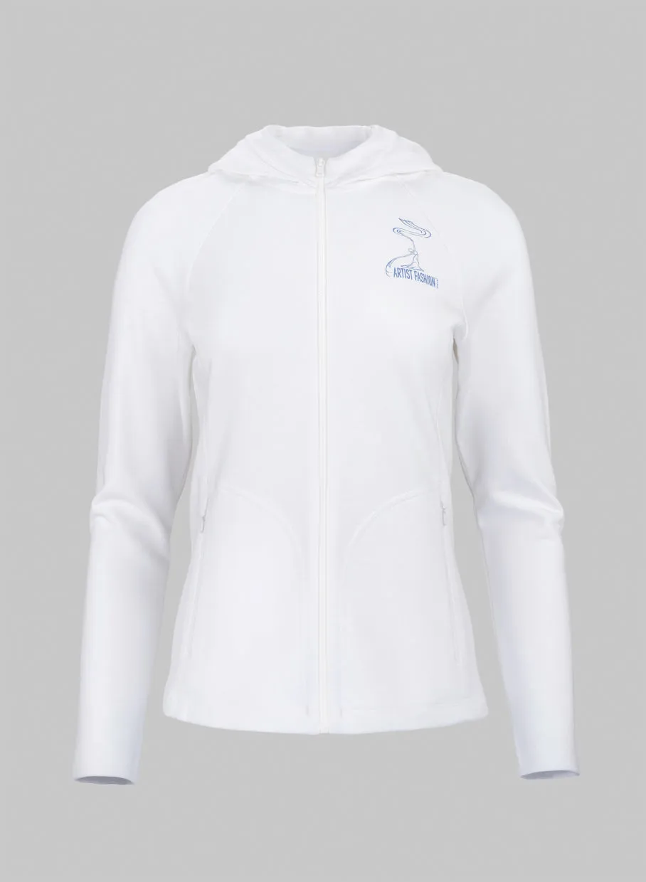 Women's Timeless Virtues Lightweight Zip-Up - White