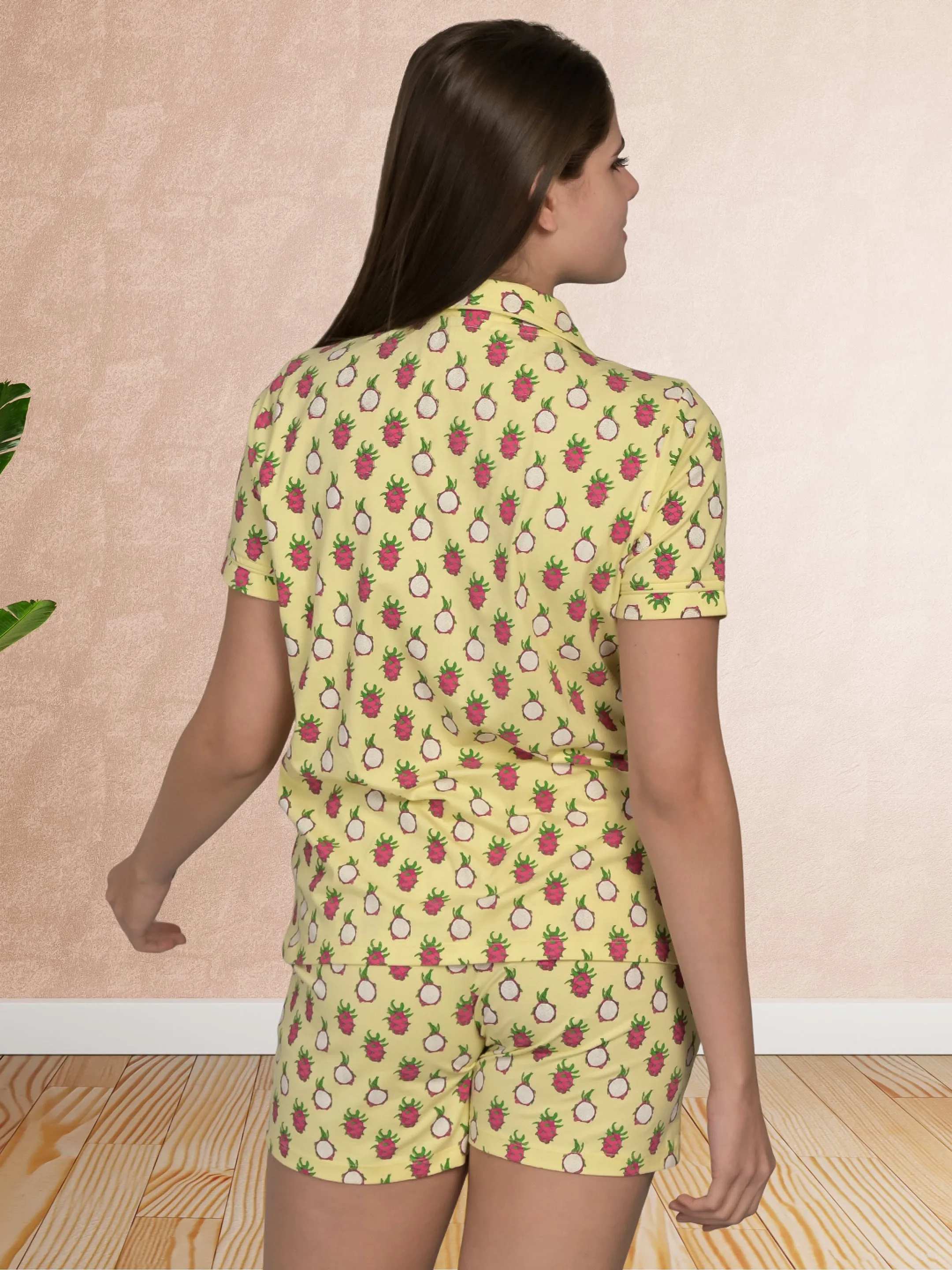 Yellow AZ Top & Shorts Set