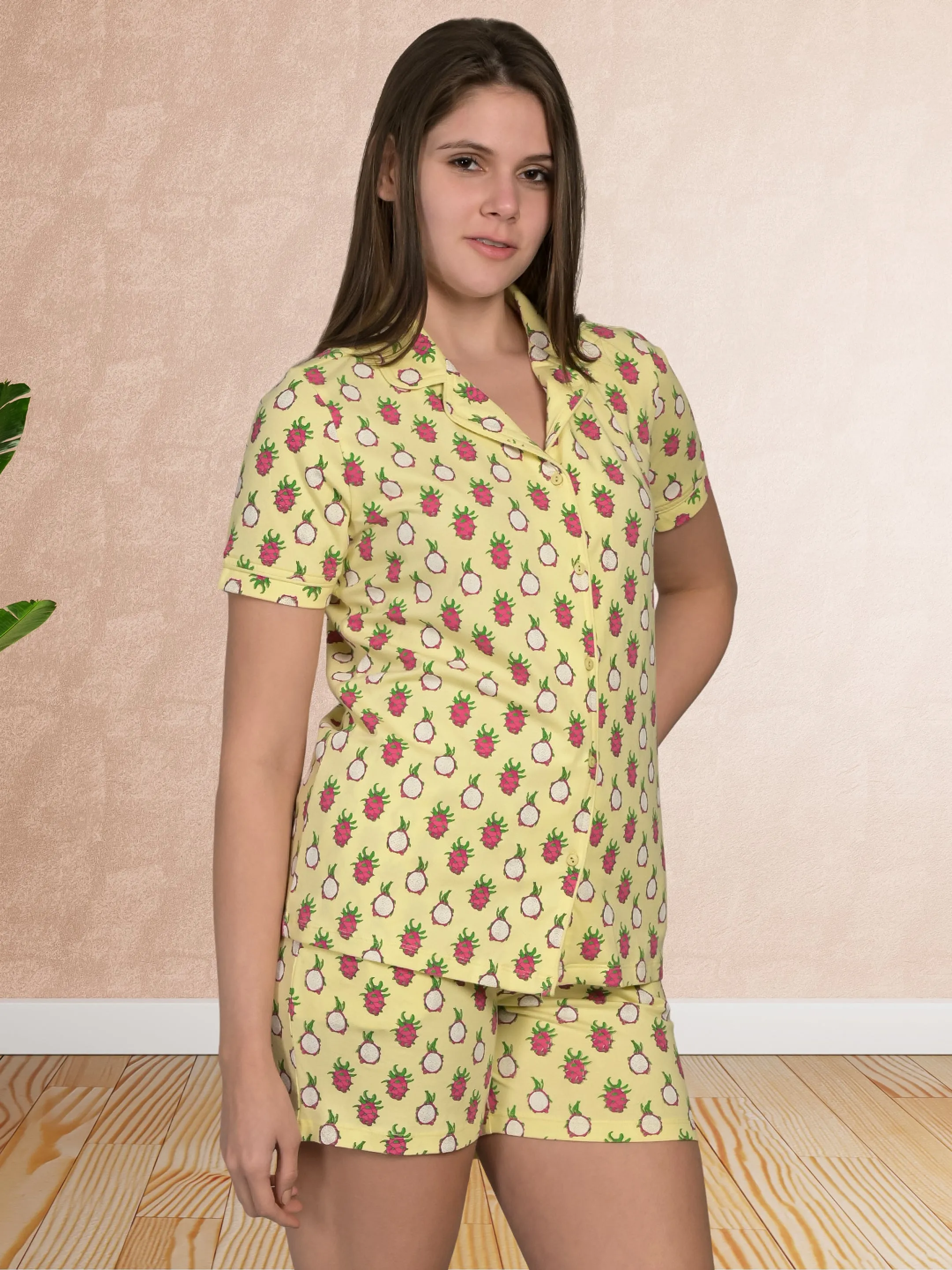 Yellow AZ Top & Shorts Set