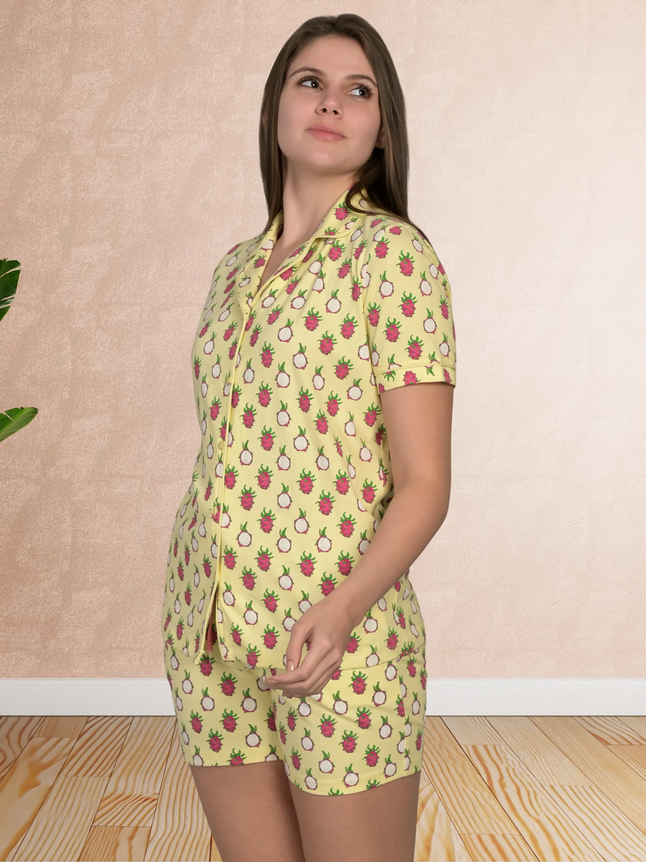 Yellow AZ Top & Shorts Set